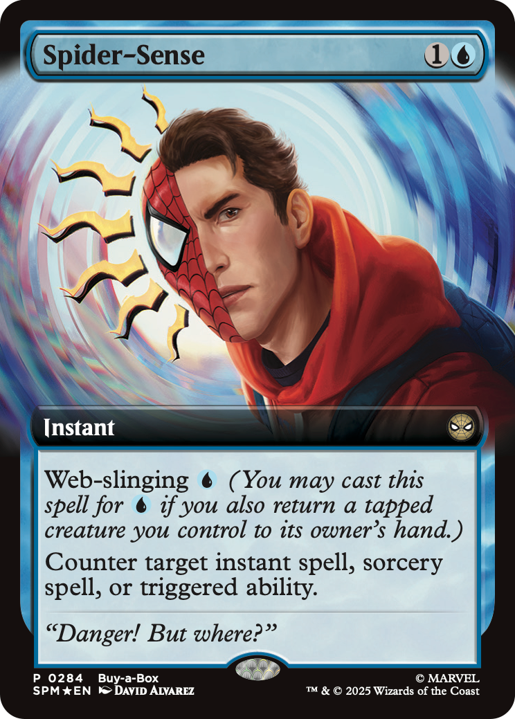 Magic Spiderman Spider Sense Promo Card Buy-A-Box Promo