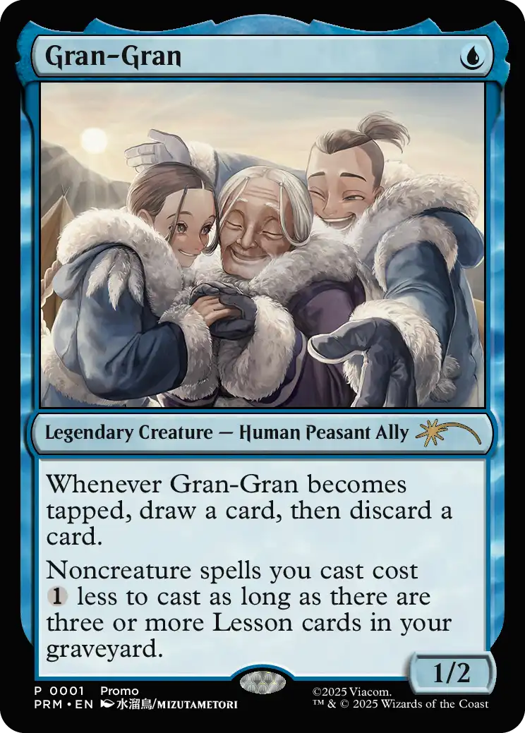 Magic Gran-Gran Commander Party Promo Card